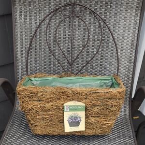 Natural Fiber Hanging Basket
